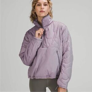 NWOT Lululemon Insulated Quilted Pullover in Dusky Lavender Size 14